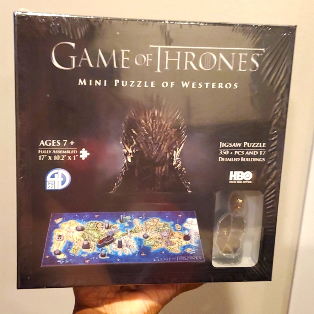 4D Game of Thrones Mini Puzzle of Westeros - Includes Kings Landing